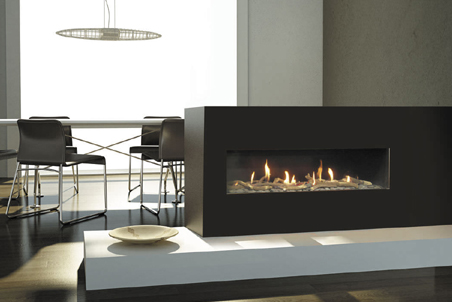 prefabricated fireplace