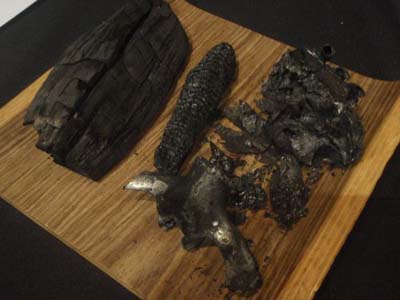 pyrolyzed wood