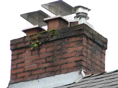 water damage - brick deterioration